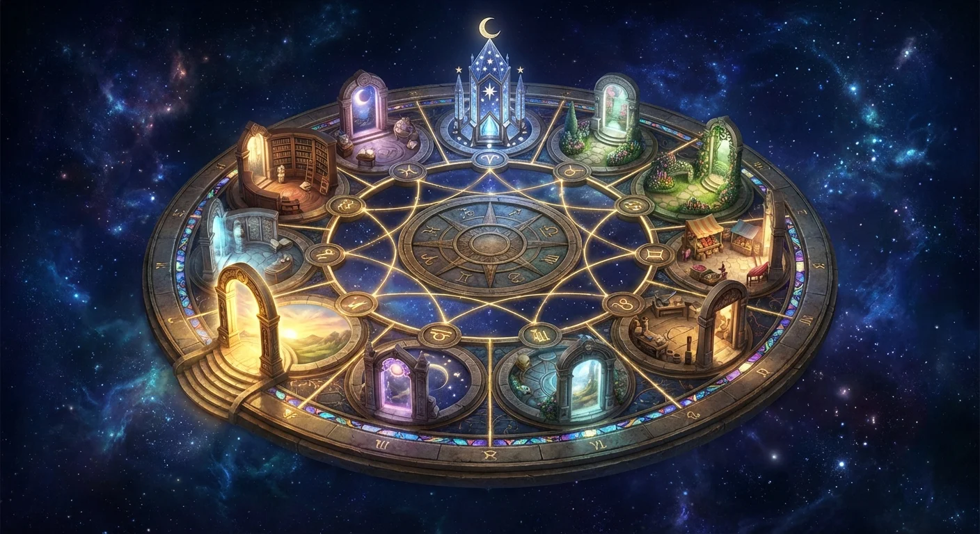 The 12 Houses in Astrology